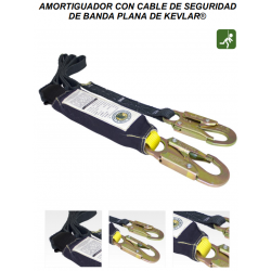 Linea de vida amortiguador banda de Kevlar® 1